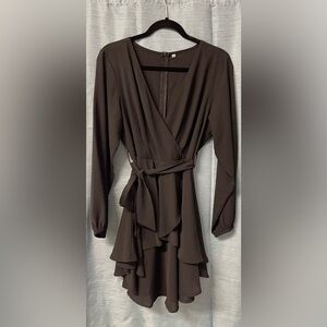 Black wispy dress